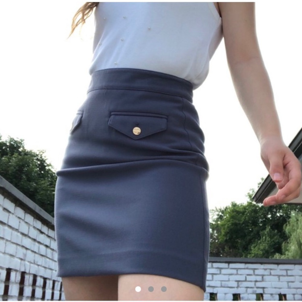Navy skirt